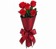 Букет 5 Красных роз Эдлесс Лав в Нижнеангарск