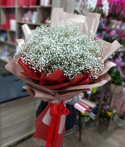 Букет цветов из: Гипсофила в Нижнеангарск