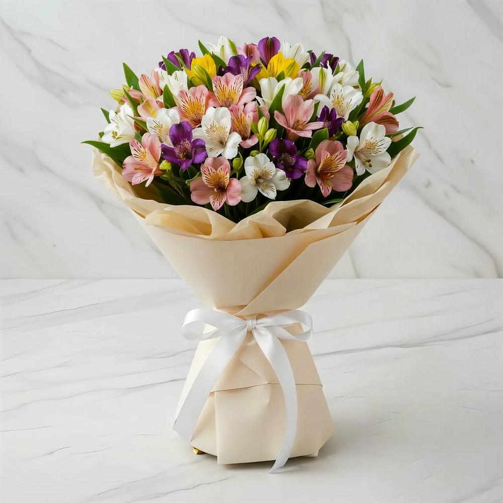 Букет цветов из: Альстромерии в Нижнеангарск