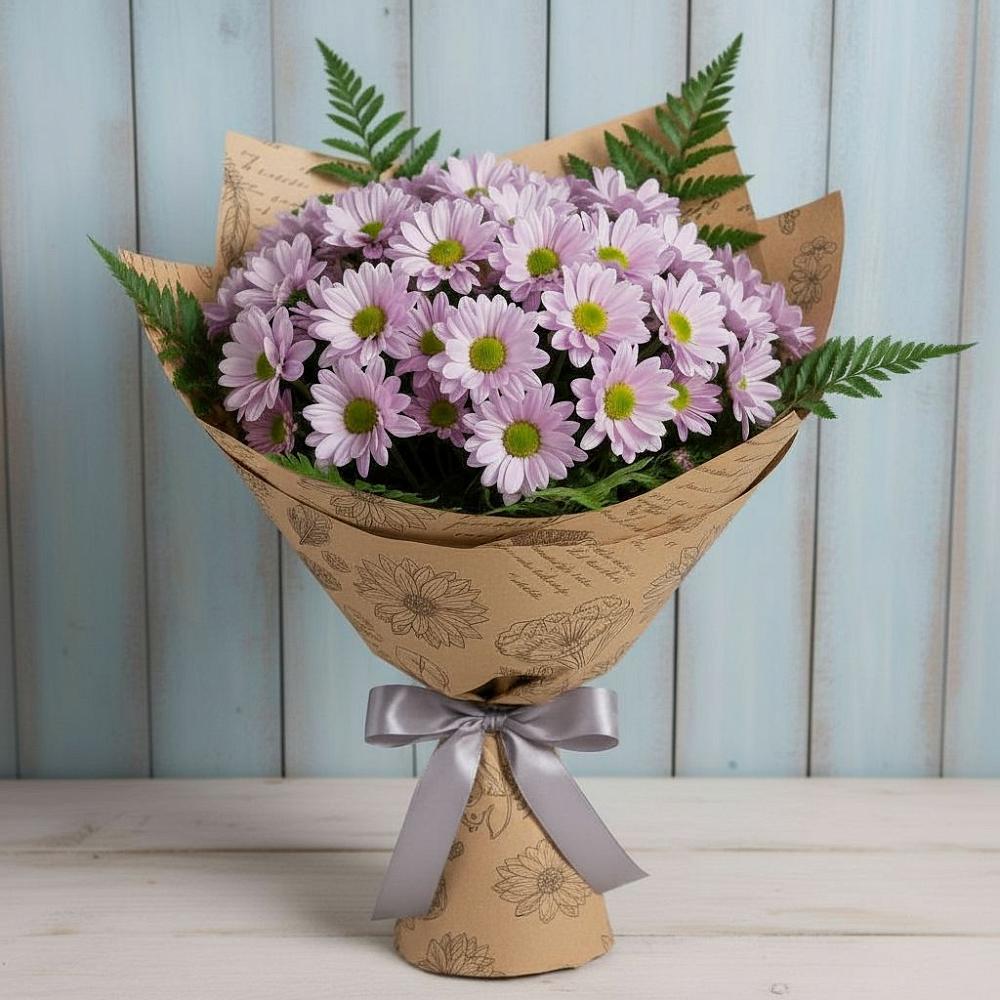 Букет цветов из: Хризантемы в Нижнеангарск