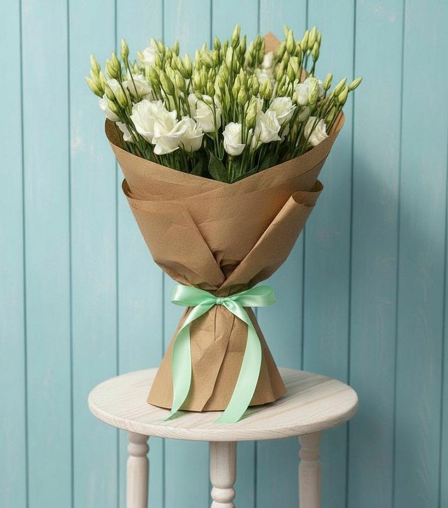 Букет цветов из: Лизиантусы в Нижнеангарск