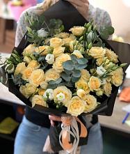 Букет цветов из:  Розы и Лизиантусы #REPLACE_PRED# Нижнеангарск