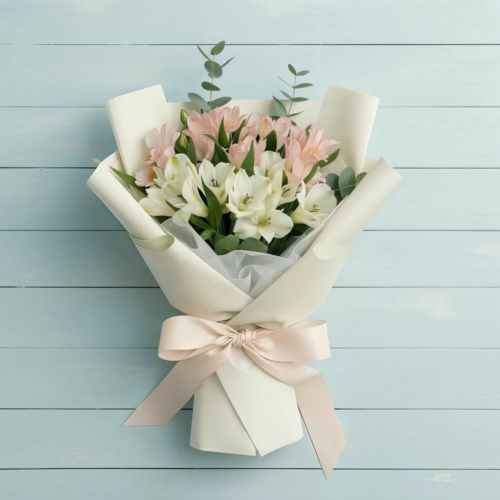 Букет цветов из: Альстромерии в Нижнеангарск