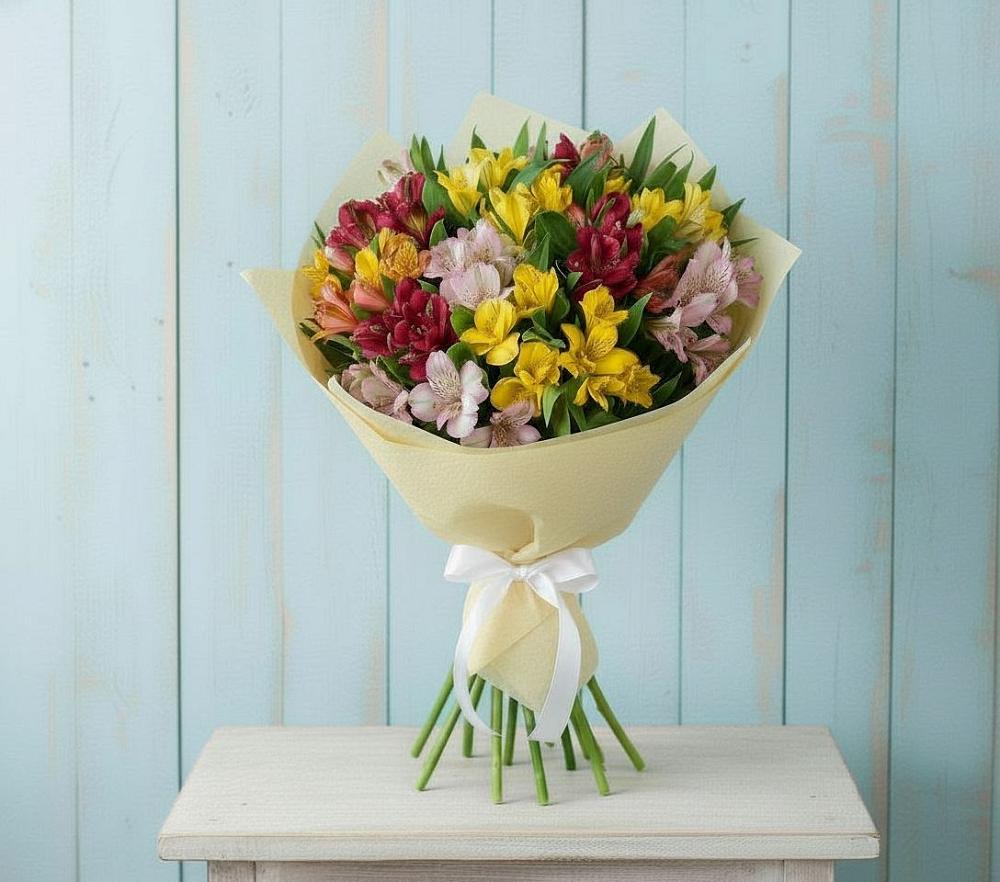 Букет цветов из: Альстромерии в Нижнеангарск