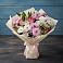 Букет цветов из: Хризантемы, Альстромерии и Розы в Нижнеангарск
